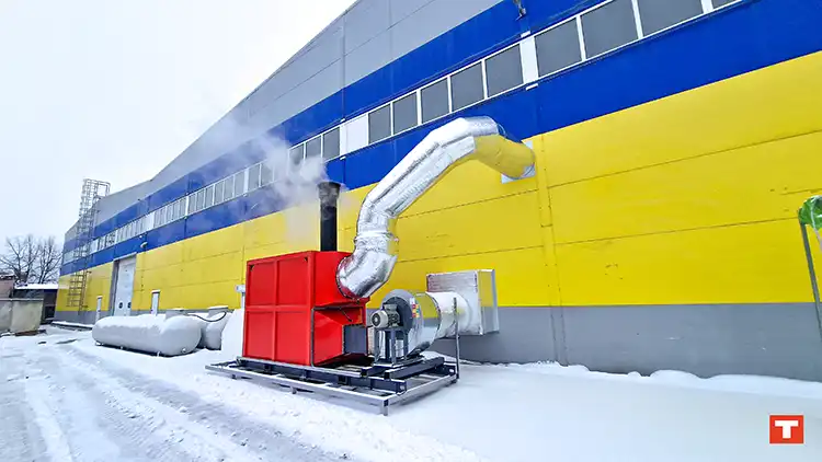 Теплогенератор TEPLO ТГВО-600 для отопления с автономной системой газоснабжения.